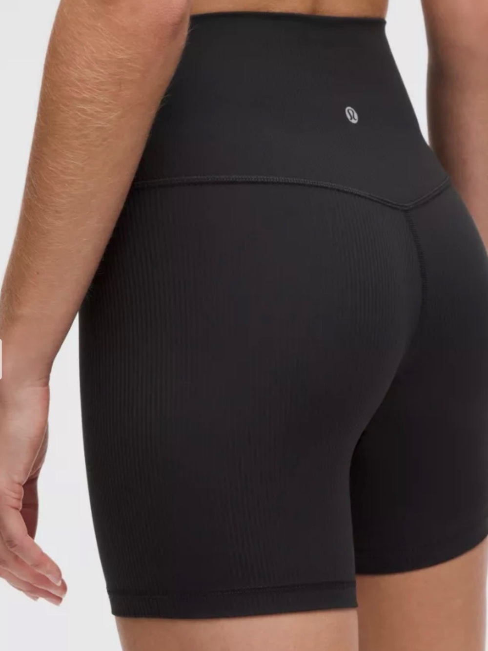 Lululemon Align High-Rise Ribbed Shorts black